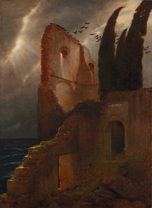 Ruine au bord de la mer