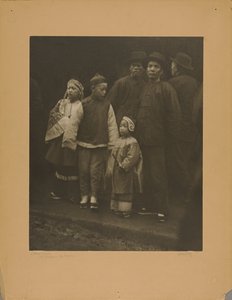 Une foule hétéroclite, Old Chinatown - San Francisco - Arnold Genthe