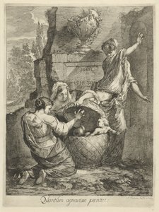 Érichthonios trouvé par les trois filles de Cécrops