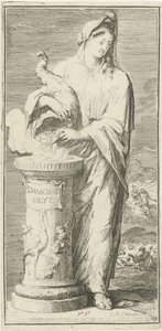 Gratitude personnifiée, Dankbaerheyt, Quarante et une pièces, divers symboles (titre de la série) - Arnold Houbraken