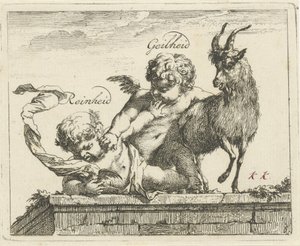 Combat entre Pureté et Luxure - Arnold Houbraken