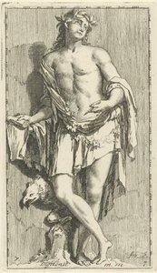 Personnification de la poésie - Arnold Houbraken