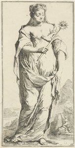 Personnification de la modestie - Arnold Houbraken