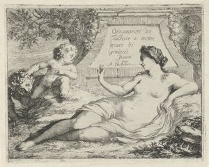 Vénus espionnée par un satyre (Ordonnances des tableaux à mettre devant les Geminées)