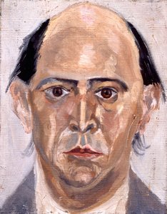 Arnold Schoenberg - autoportrait du compositeur autrichien (1874 - 1951)