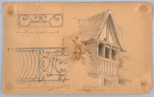 Détails architecturaux à Lisieux - Arnold William Brunner