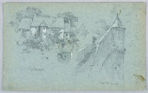 Coutance et Mont St. Michel - Arnold William Brunner