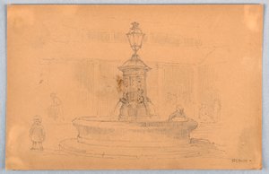 Fontaine à Nevers - Arnold William Brunner