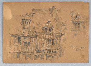 Maisons à Rouen - Arnold William Brunner
