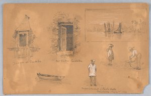 Croquis à Canebec - Arnold William Brunner