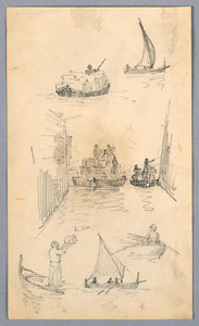 Esquisses de bateaux