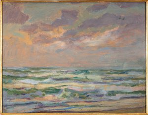 Marina, vers 1910 (peinture à l