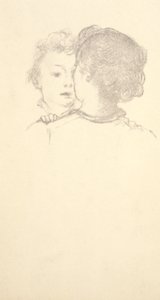 Rab (face à une femme) - Arthur B. Davies