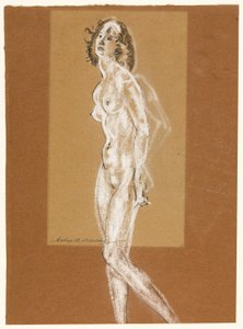 Nu féminin debout - Arthur B. Davies