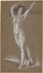 Nu féminin debout