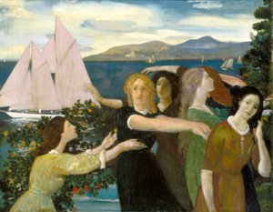 À travers le port - Arthur Bowen Davies