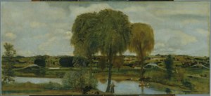 Le long du canal Érié - Arthur Bowen Davies