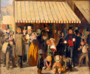 Scène dans une foire