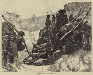 Les Utes en marche - Arthur Boyd Houghton