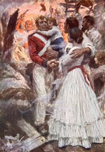 La bravoure du lieutenant Havelock (litho en couleur)