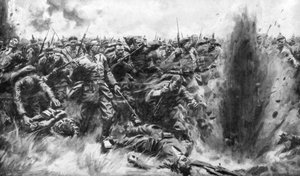 Une attaque massive allemande sur le front britannique, Première Guerre mondiale, 1914-1926