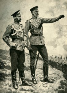 Les changements dans le commandement russe, septembre 1915. Première Guerre mondiale, vers 1920