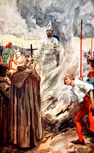 Le bûcher de John Huss, 6 juillet 1415 (1913)
