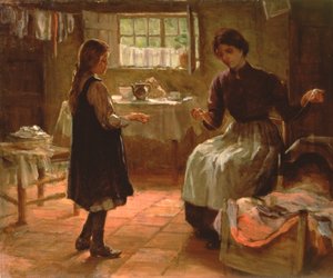 Leçon domestique, c.1890