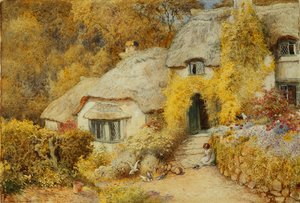 Cottages à Selworthy, Somerset