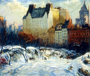 Vue de la place depuis Central Park