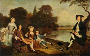 La famille Swaine, 1749, 1934