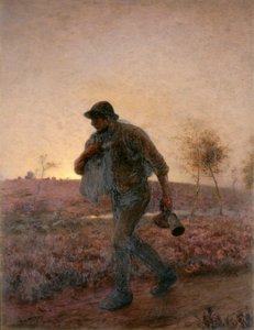 Le Laboureur rentre chez lui, fatigué