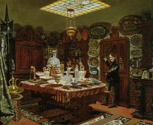 Intérieur de la salle de collection de Monsieur Sauvageot, 1856