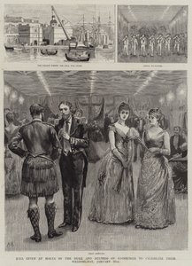 Bal donné à Malte par le duc et la duchesse d
