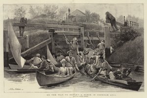 En route pour Henley, une scène à Cookham Lock