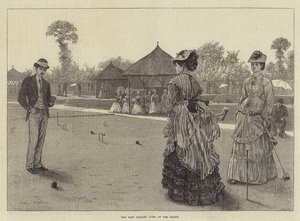 Le dernier jeu de croquet de la saison
