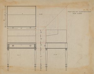 Bureau en boîte - Arthur Johnson