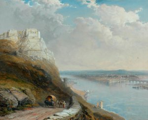 Coblence depuis Ehrenbreitstein, 1898 - Arthur Joseph Meadows
