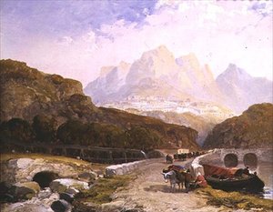 Scène au Portugal - Arthur Joseph Meadows