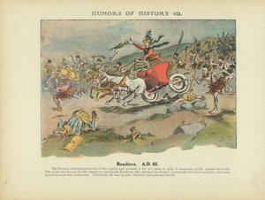 Boadicea. A.D. 61 (lithographie couleur) - Arthur Moreland