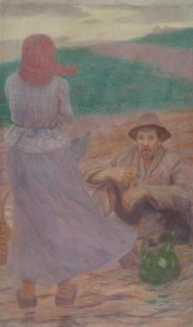 Travailleur sur le terrain