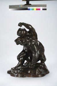 Puma et enfant (bronze) - Arthur Putnam