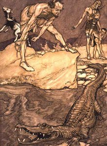 Crocodile - Arthur Rackham