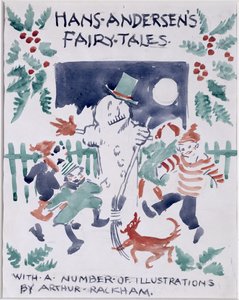 Croquis de couverture pour les contes de fées de Hans Andersen - Arthur Rackham