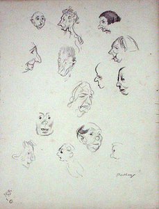 Visages grotesques