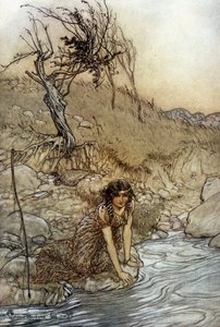 Hermia : Illustration par Arthur RACKHAM pour Le Songe d