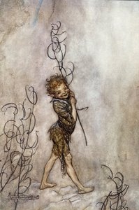 Personnage de Puck. Illustration pour Le Songe d