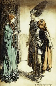 Siegfried rencontre Gutrune : Le Crépuscule des dieux, 1911