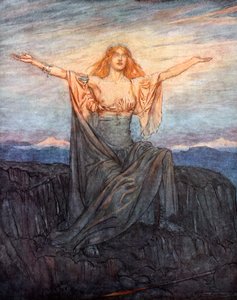 Soleil, je te salue! Salut, ô lumière! Salut, ô jour glorieux! 1924 - Arthur Rackham