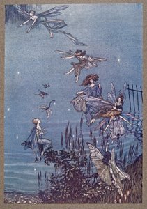 Les fées de la Serpentine, de Peter Pan dans les jardins de Kensington par J M Barrie, pub. 1906